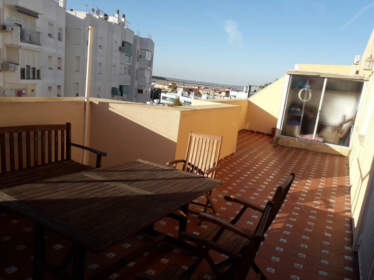 Atico Con Espectacular Terraza Con Vistas Magnificas A La Desembocadura Del Guadalquivir Lejlighed Sanlúcar de Barrameda Eksteriør billede